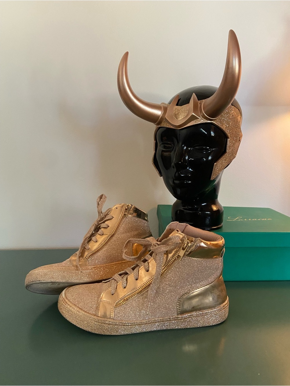 Rose Gold Glitter Loki Cosplay Set